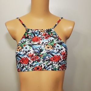 NWOT Crop or Bikini Swim Top